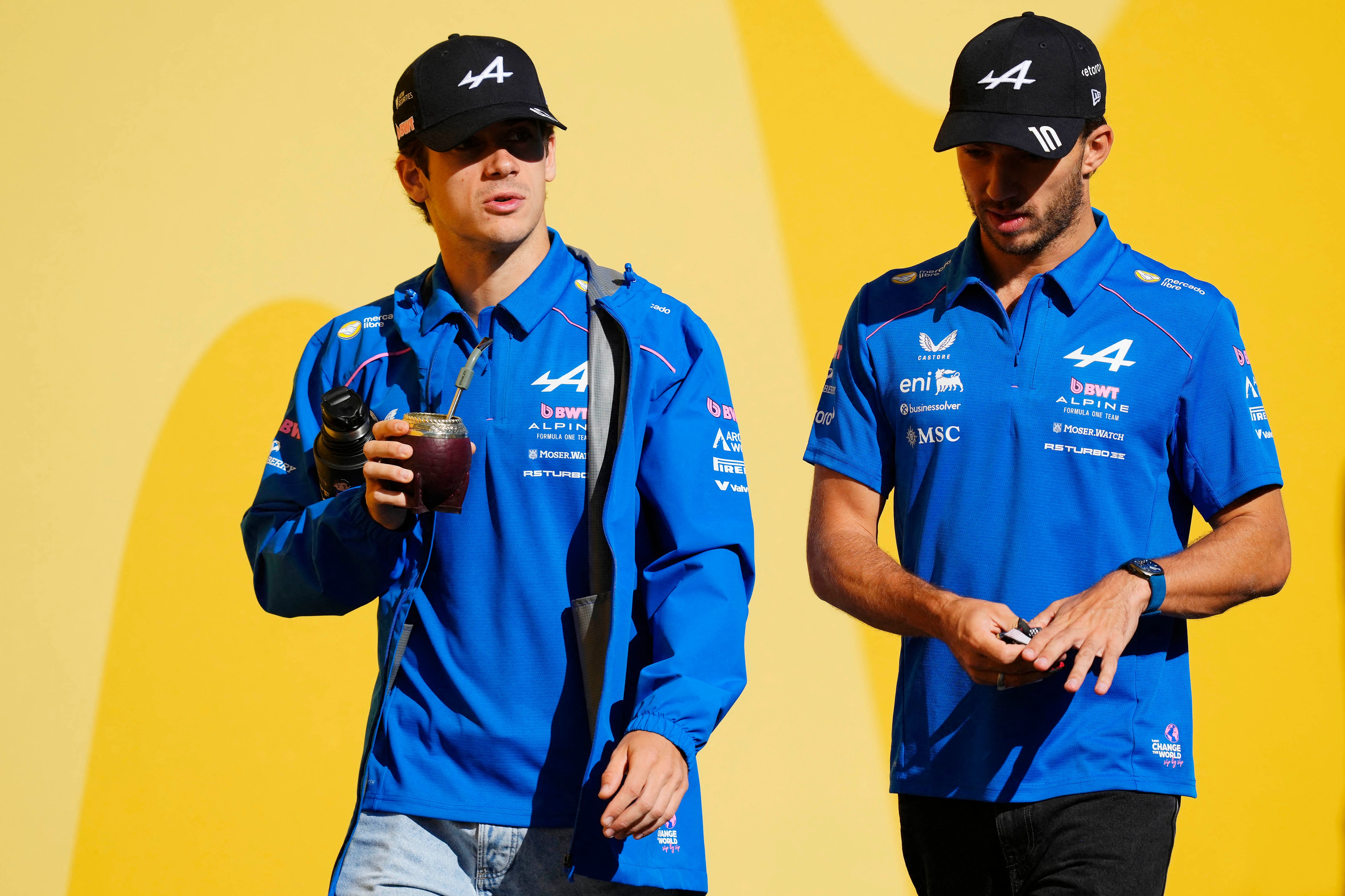 Franco Colapinto of Argentina and Pierre Gasly of France and Alpine F1 during qualifying ahead of the F1 Grand Prix of Spain at Madring on September 12, 2026 in Madrid, Spain. (Photo by Jose Breton/Pics Action/NurPhoto) (Photo by Jose Breton / NurPhoto via AFP)