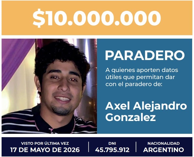 El joven de 21 años desapareció en Chaco el 17 de mayo