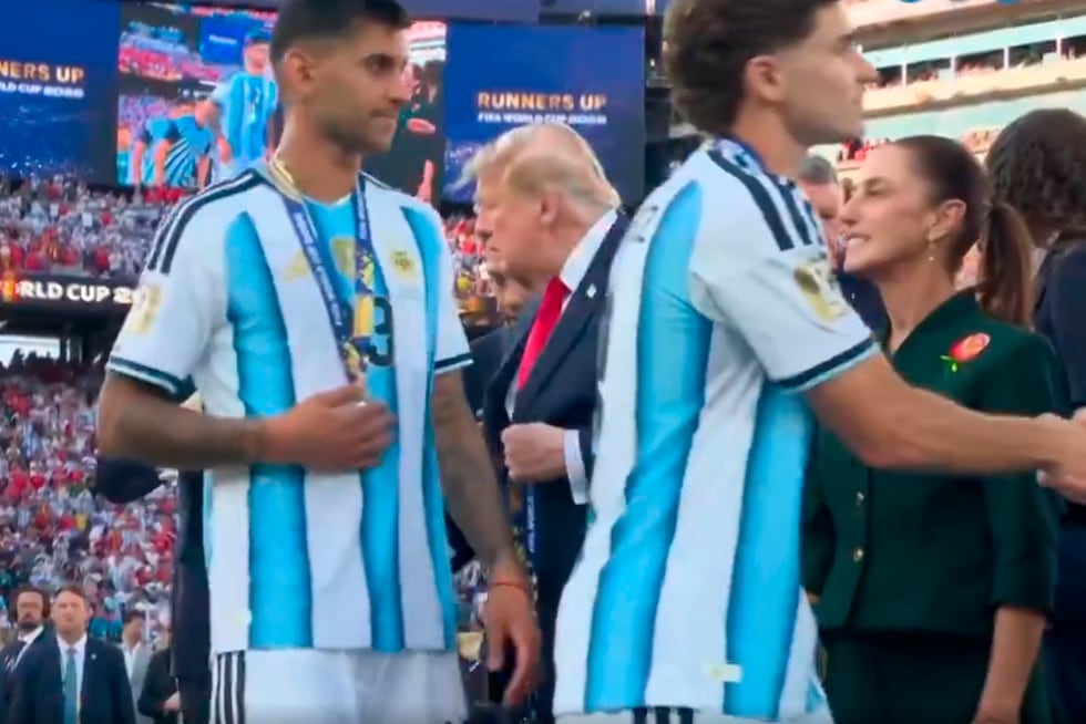 Qué jugador de la selección gambeteó a Donald Trump en el saludo final 1 Cuti no saluda a Trump