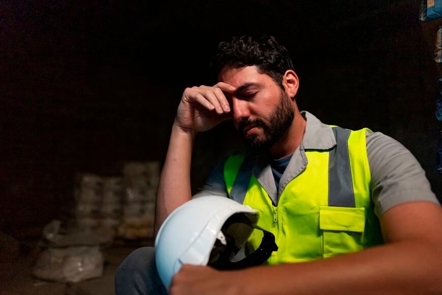 Trabajador Preocupado