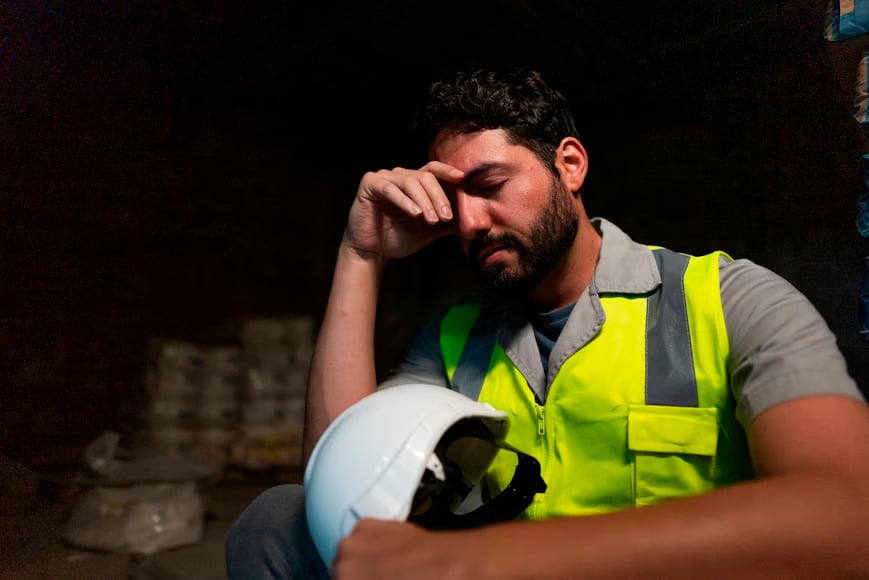 Trabajador Preocupado