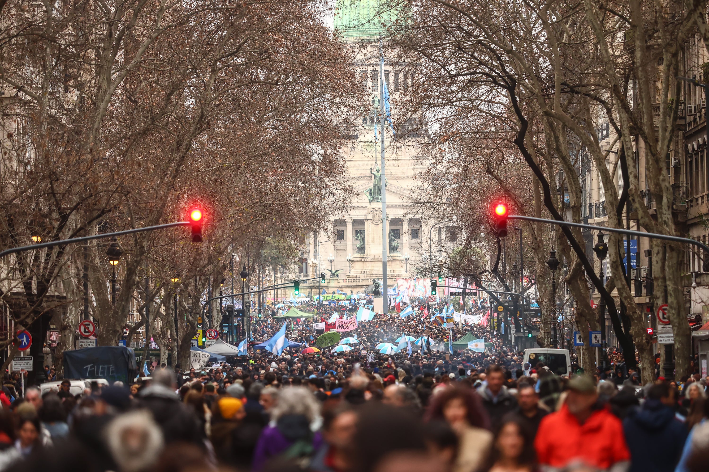 Marcha Contra la ley de Tierras