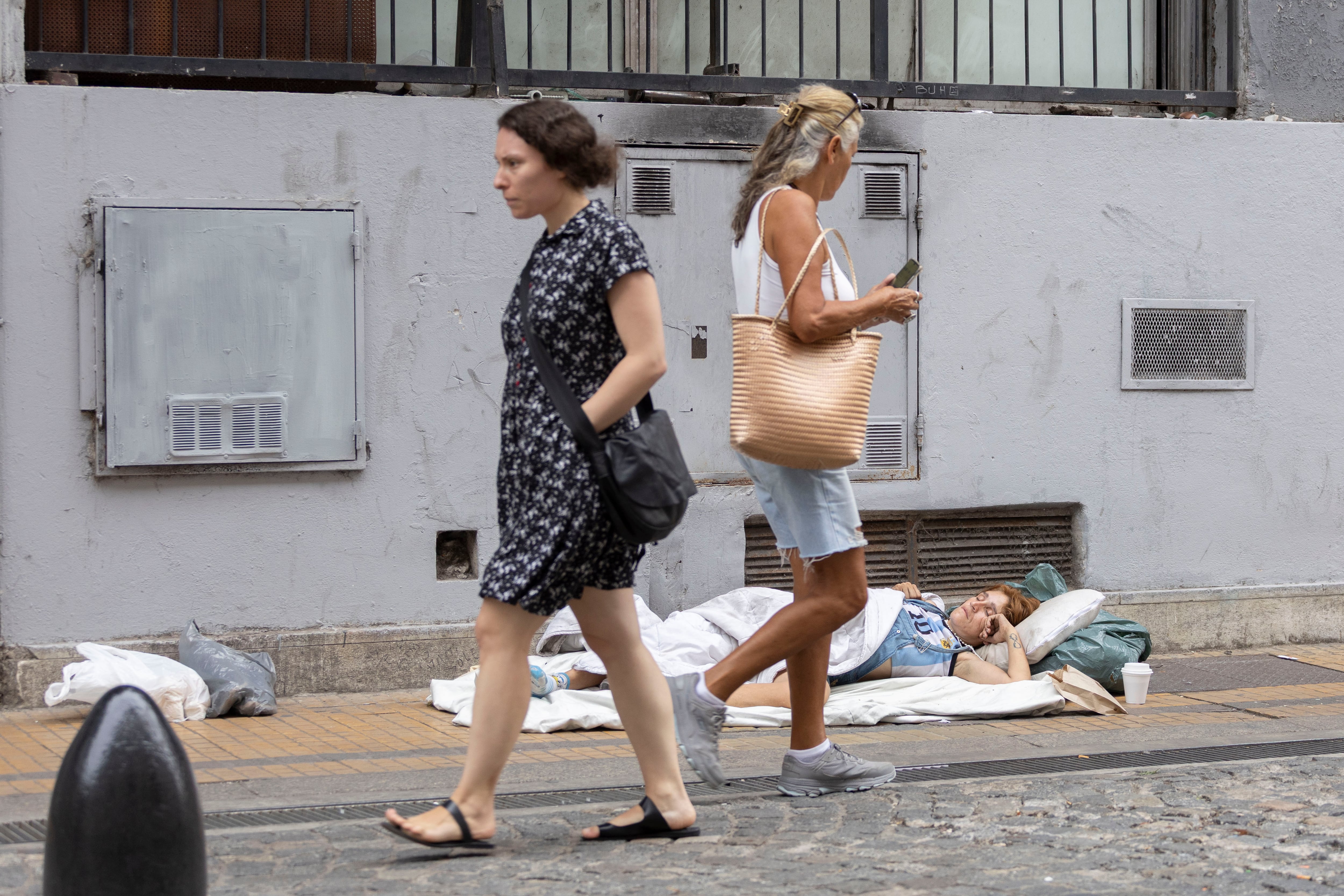 FOTO BERNARDINO AVILA
pobreza gente calle