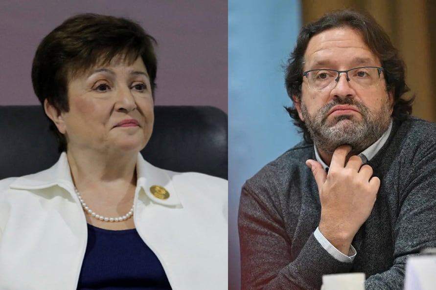 Georgieva y Marco Lavagna