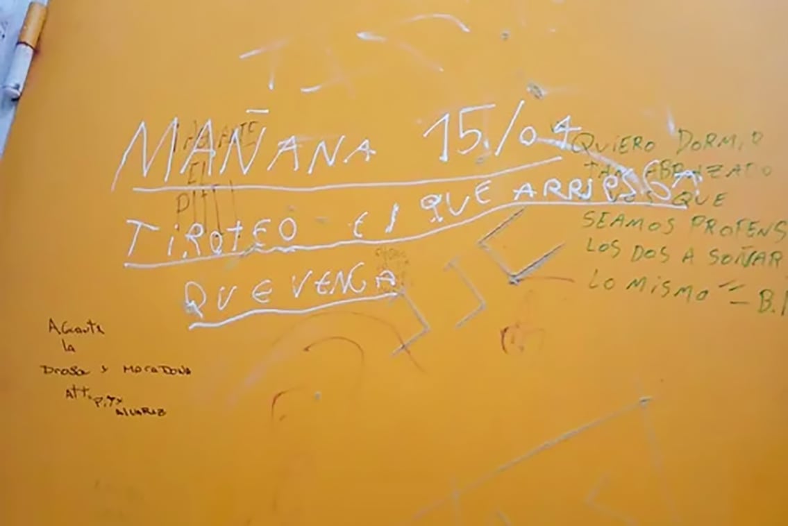 Mensaje intimidatorio en Escuela N°26 de Villa Elisa