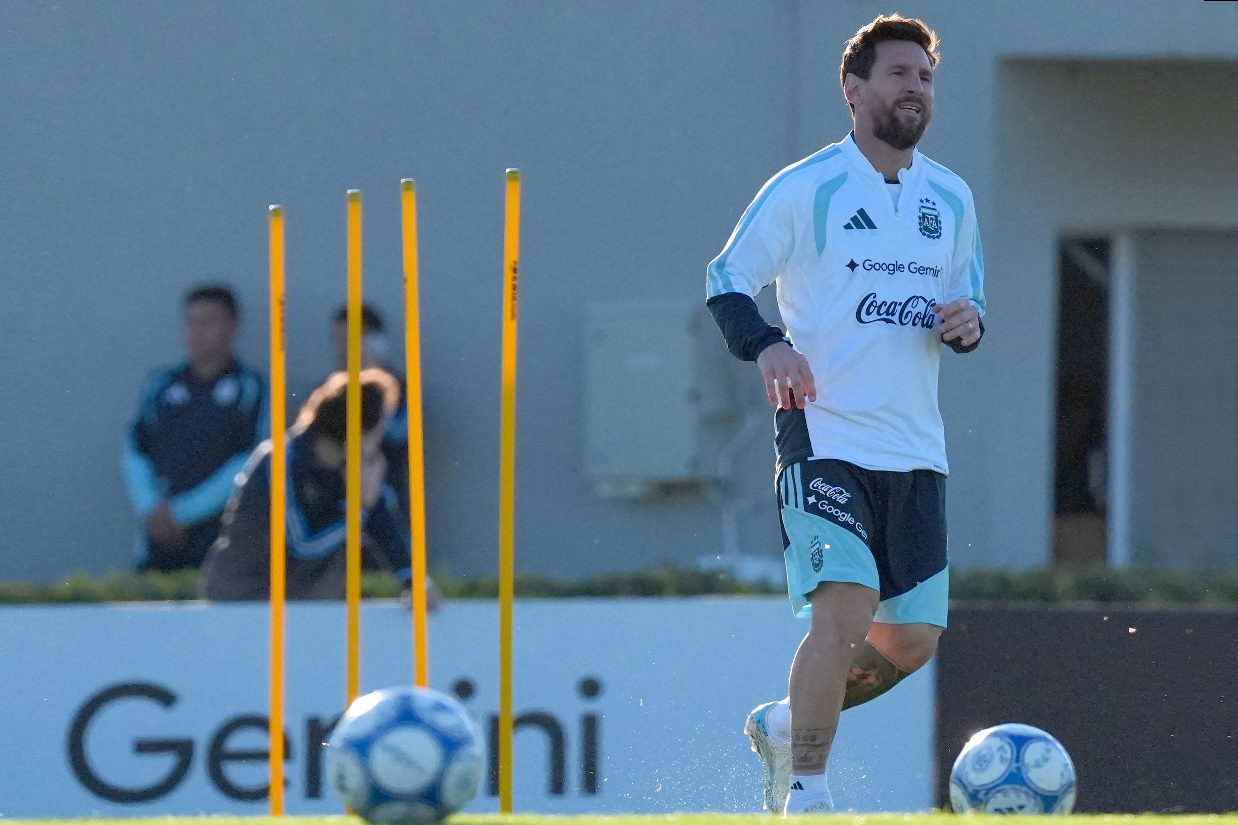 Entrenamiento de la Selección Argentina.
Foto: FOTOBAIRES
Práctica de Messi antes de su último partido en la Selección.