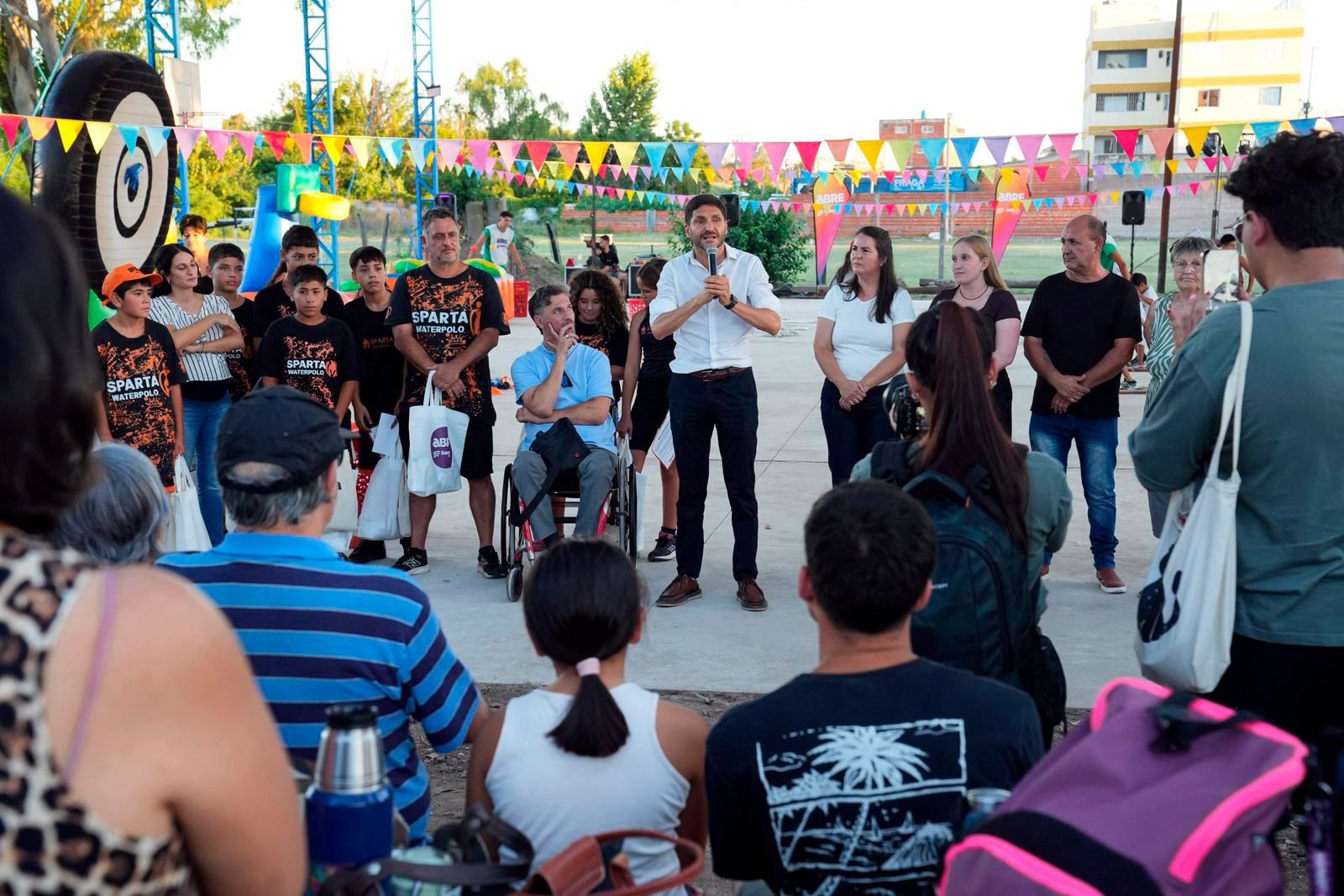 Pullaro en el club Sparta de Rosario