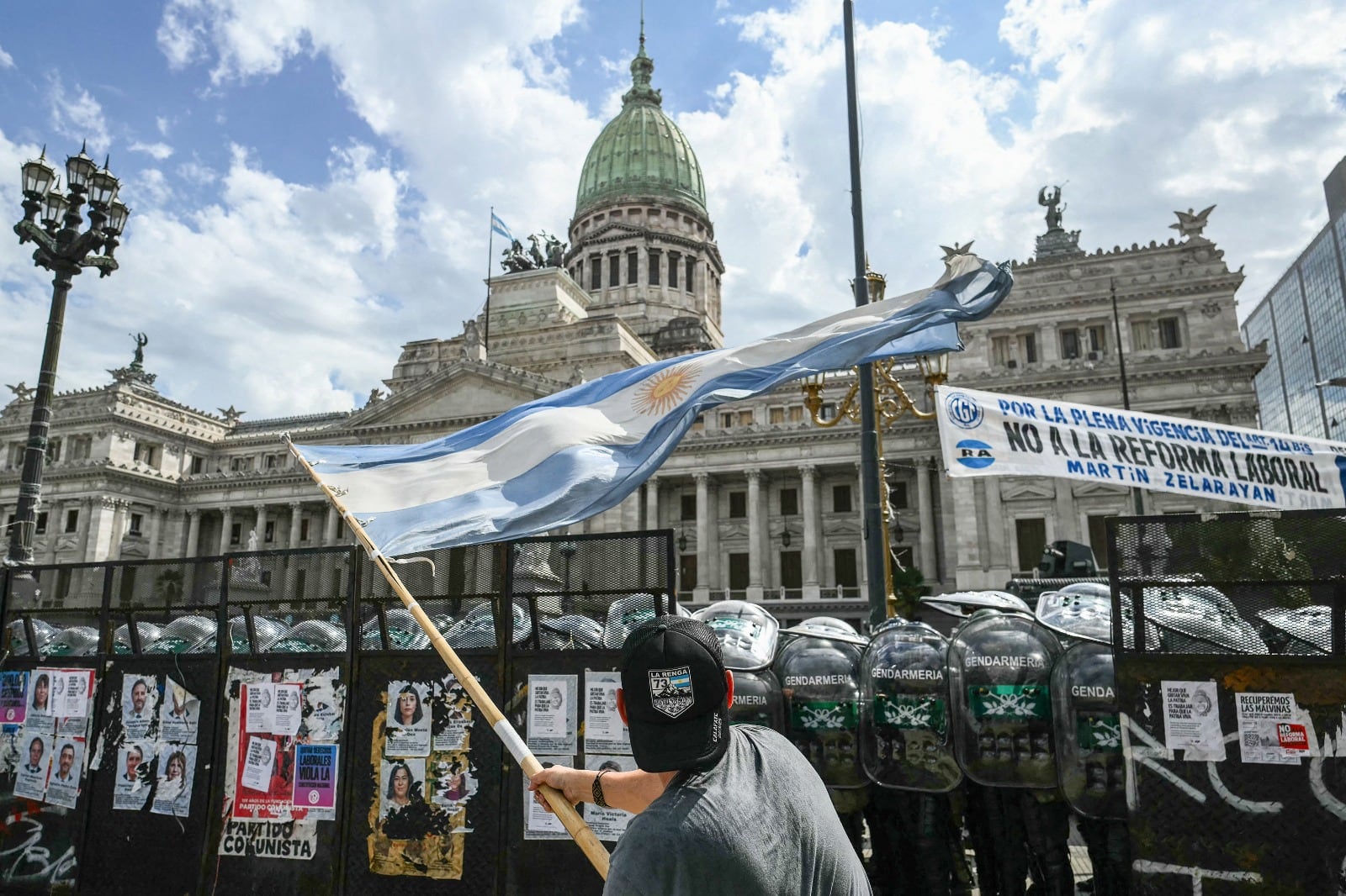 marcha en contra de la reforma laboral