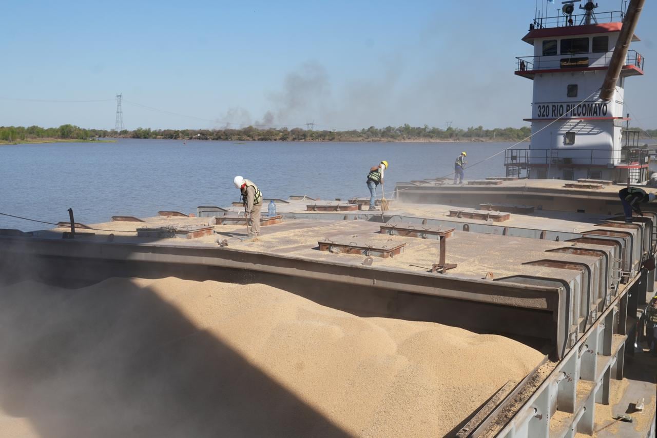 puerto rosario exportacion granos