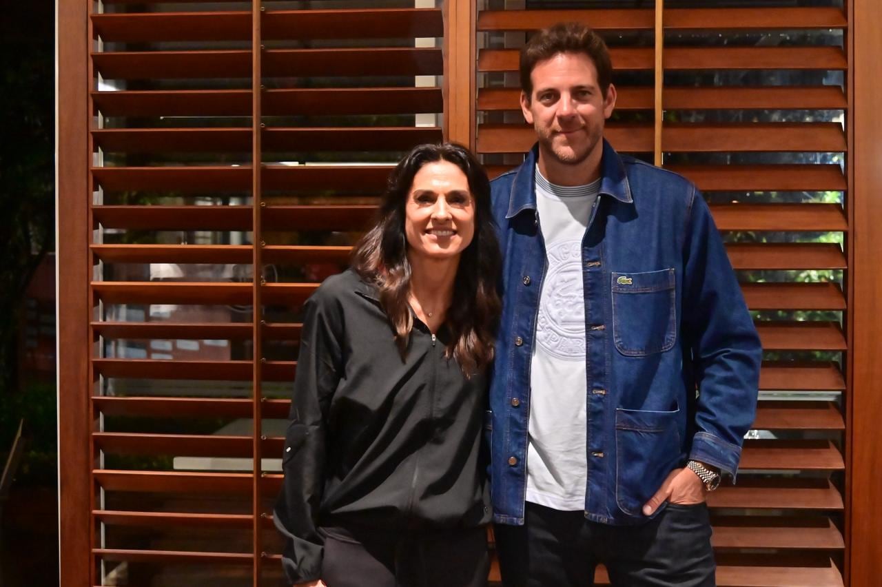 Sabatini y Del Potro, embajadores de Roland Garros en Brasil.