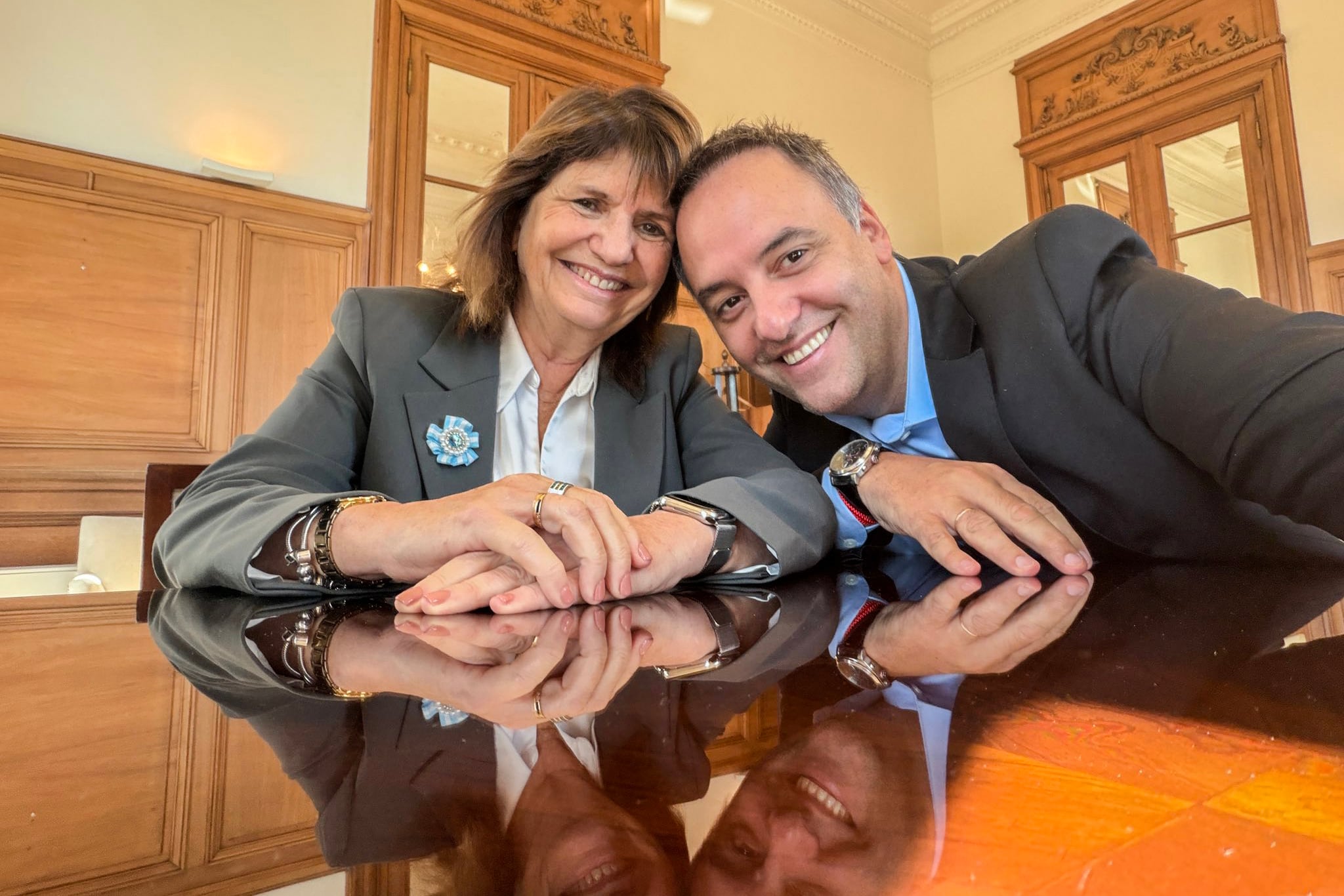 Paricia Bullrich, Manuel Adorni