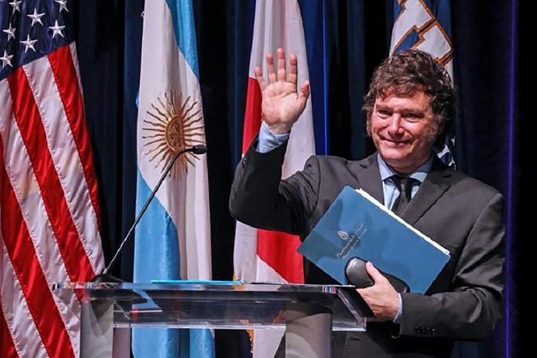 Milei en Estados Unidos