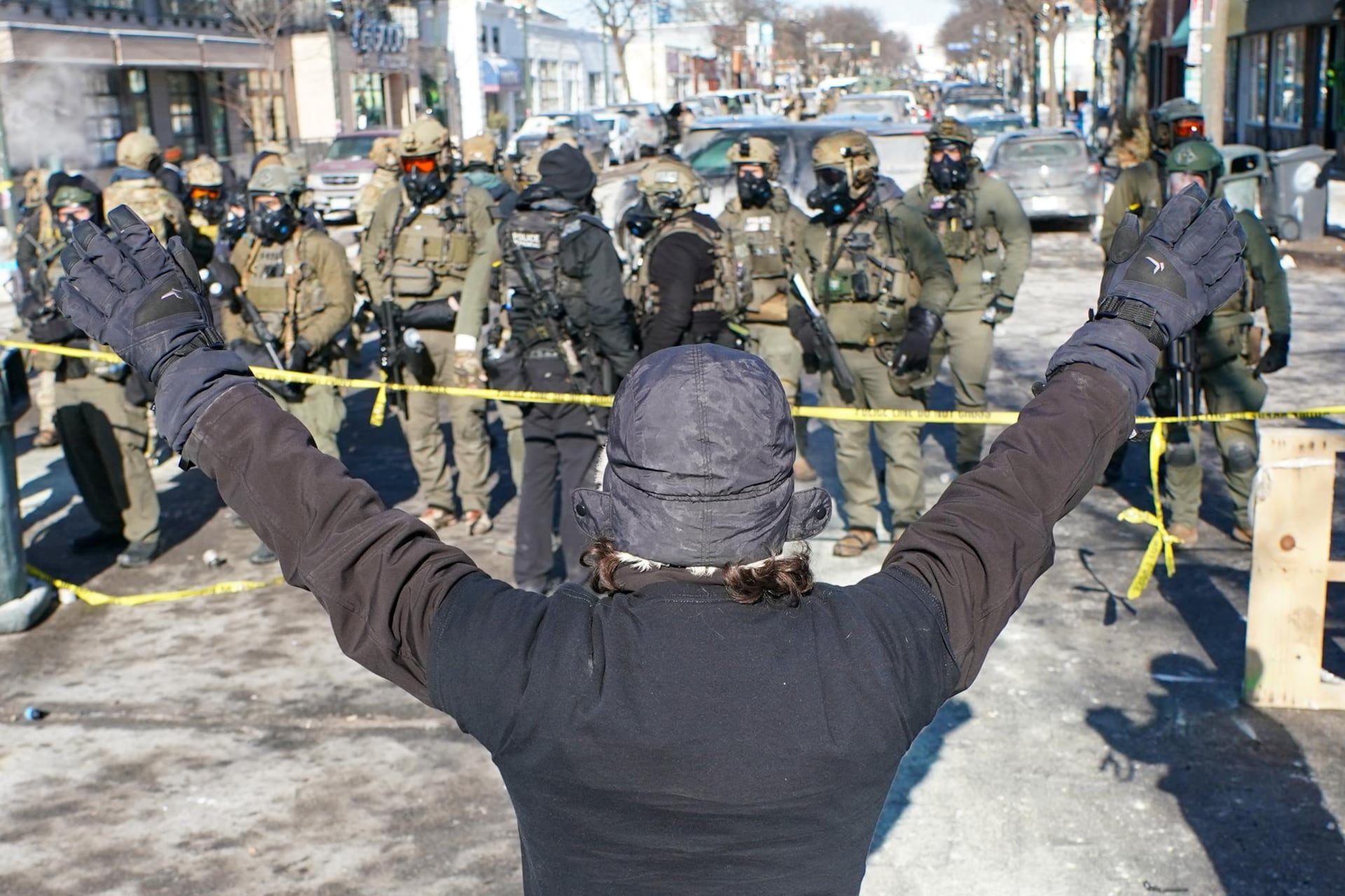 Agentes del ICE en Minneapolis