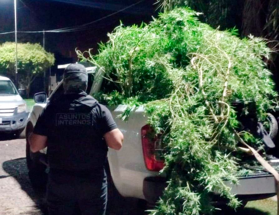 oficiales presos. droga en vgg