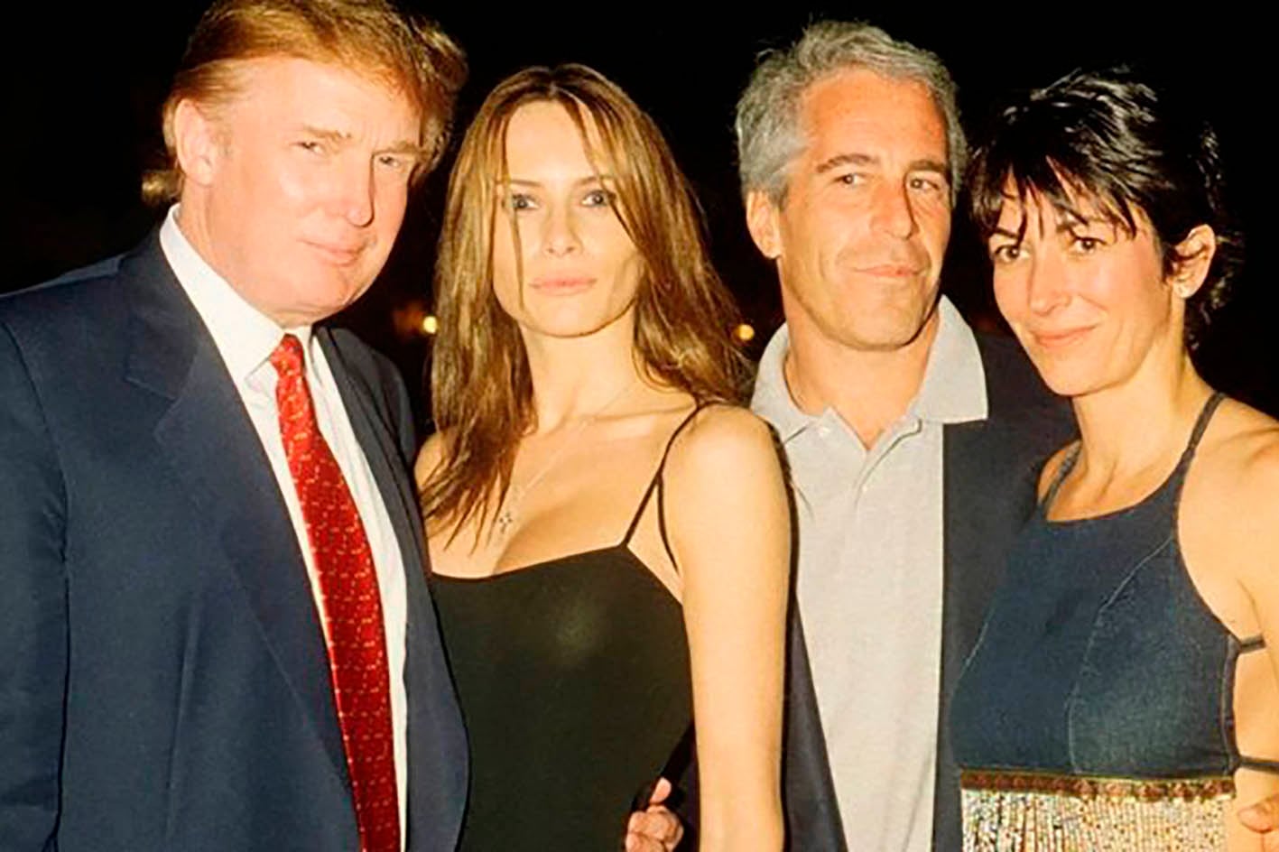 FOTO ARCHIVO
donald trump melania knauss jeffrey epstein ghislaine maxwell