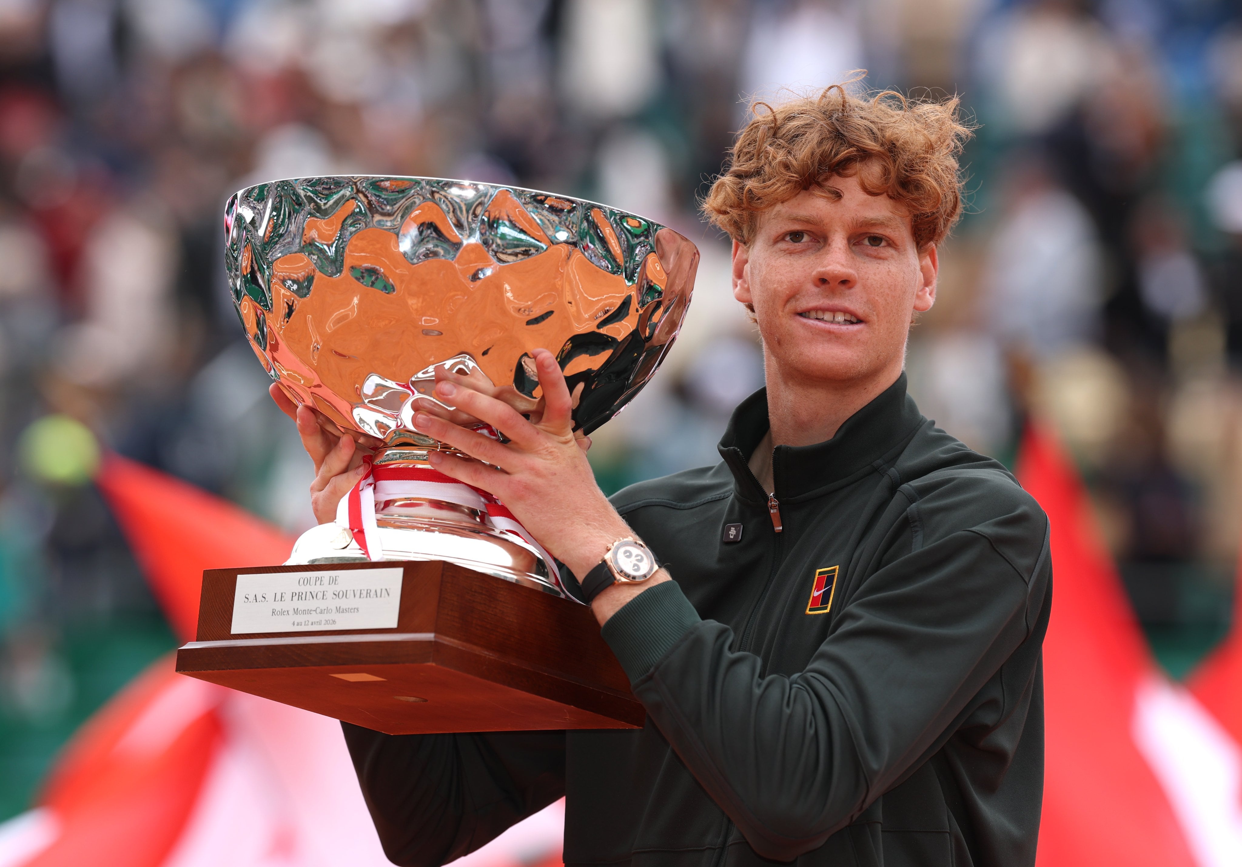 Jannik Sinner, el campeón de Montecarlo.