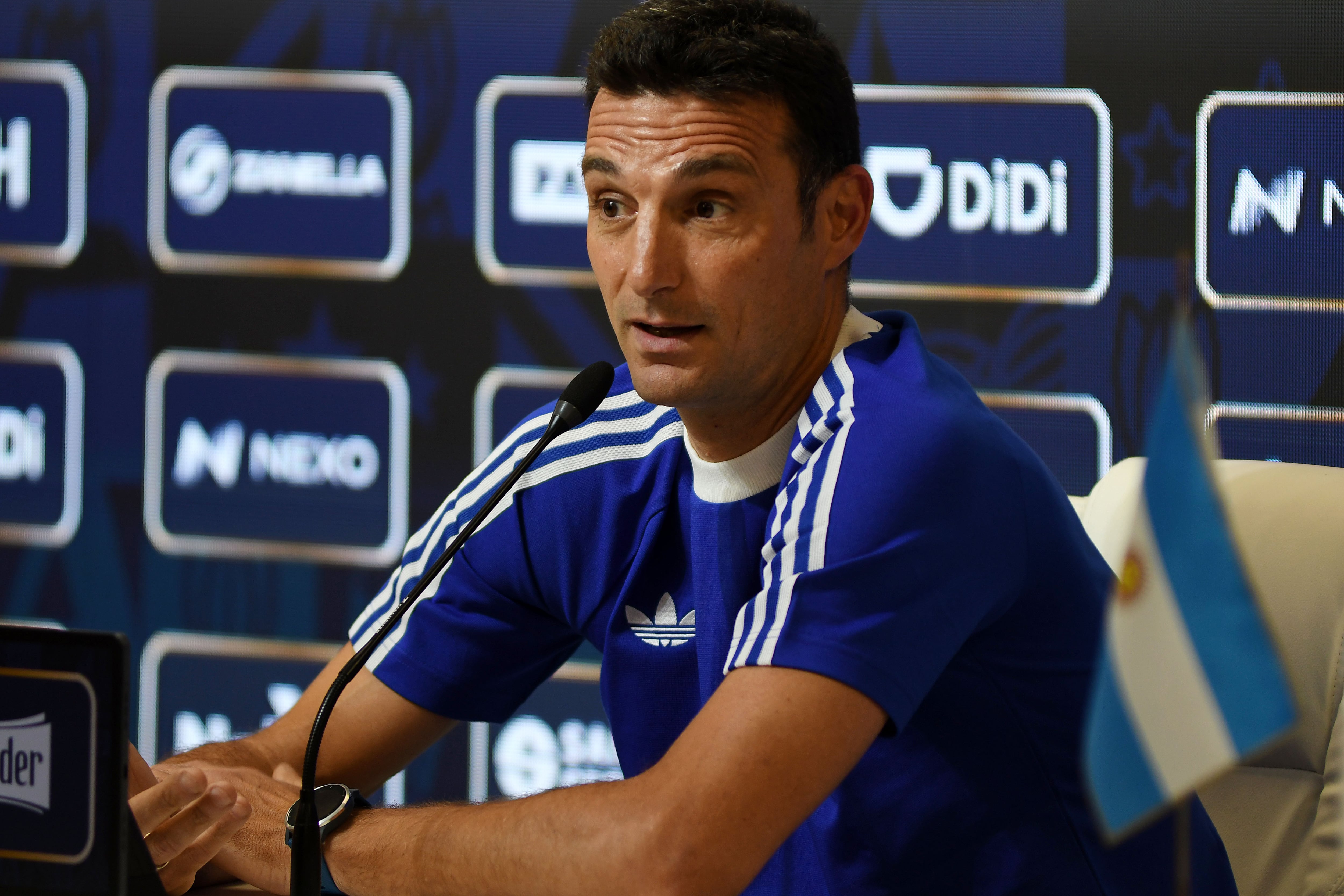 FOTO JULIO MARTIN MANCINI
   ezeiza   seleccion    argentina    scaloni