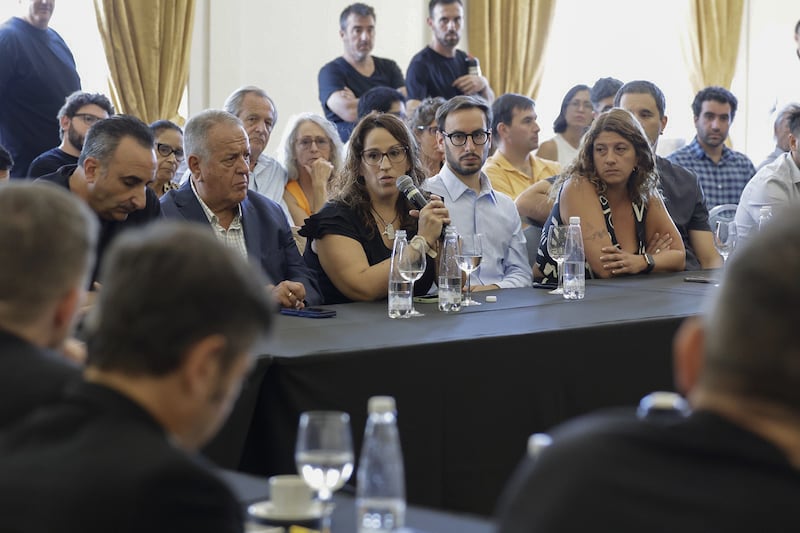 Kicillof con empresarios en Mar del PLata