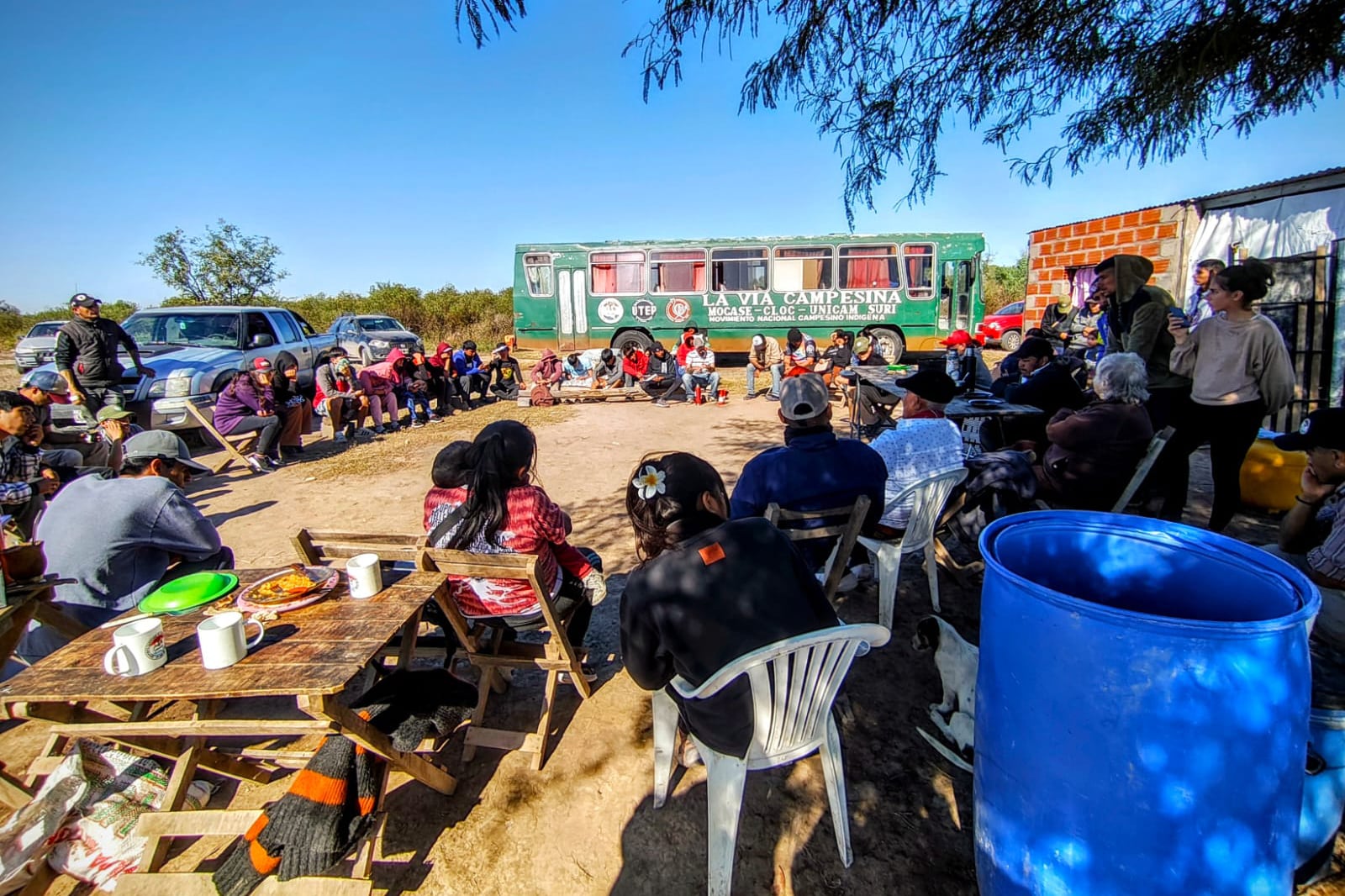 Comunidad Indígena Sentimiento de Mi Tierra del Pueblo Sanavirón. Las Abras, Depto. Mitre