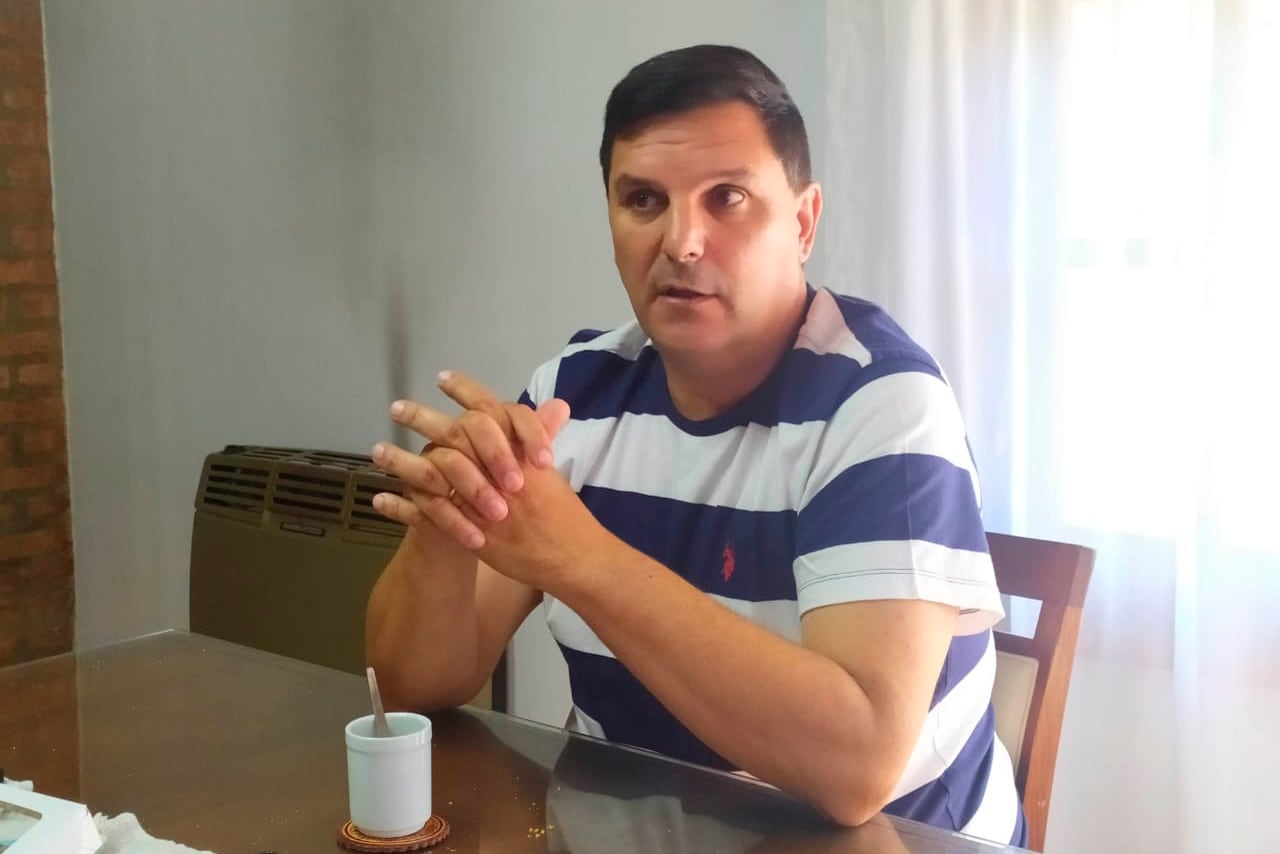 Intendente de Roldan Daniel Escalante