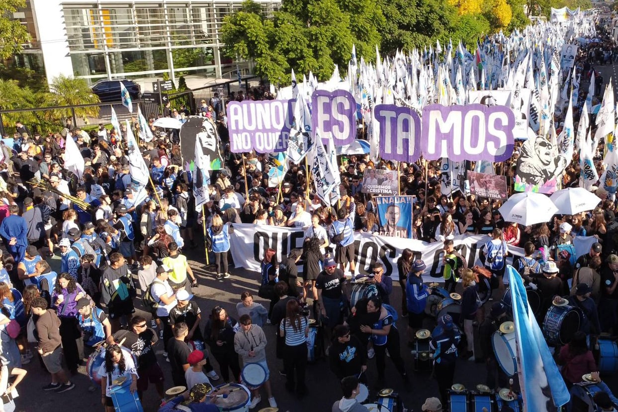 24 de marzo 2026, marcha de La Campora