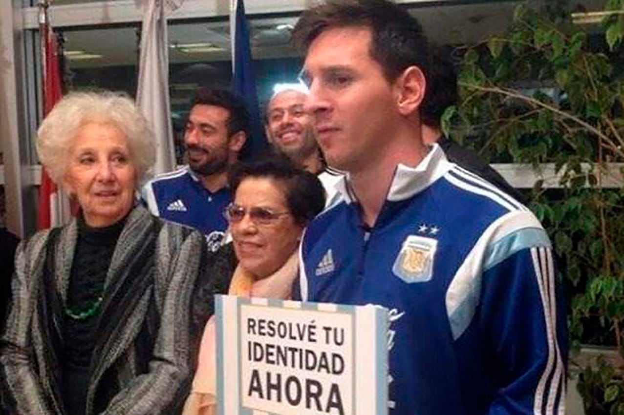 GENTILEZA
estela de carlotto abuelas plaza mayo messi