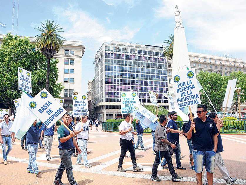 “Nos vamos a terminar convirtiendo en un sindicato de desocupados”, dicen los metalúrgicos. (Fuente: Rafael Yohai)